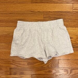 Garage Soft White gray Heather Lounge sweat Shorts